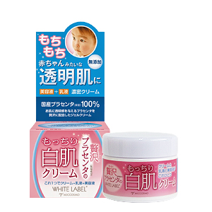 ホワイトラベル 贅沢プラセンタのもっちり白肌クリーム