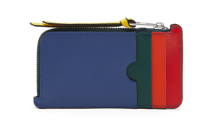 LOEWE レインボーコイン/カードホルダー ブルー/マルチカラー