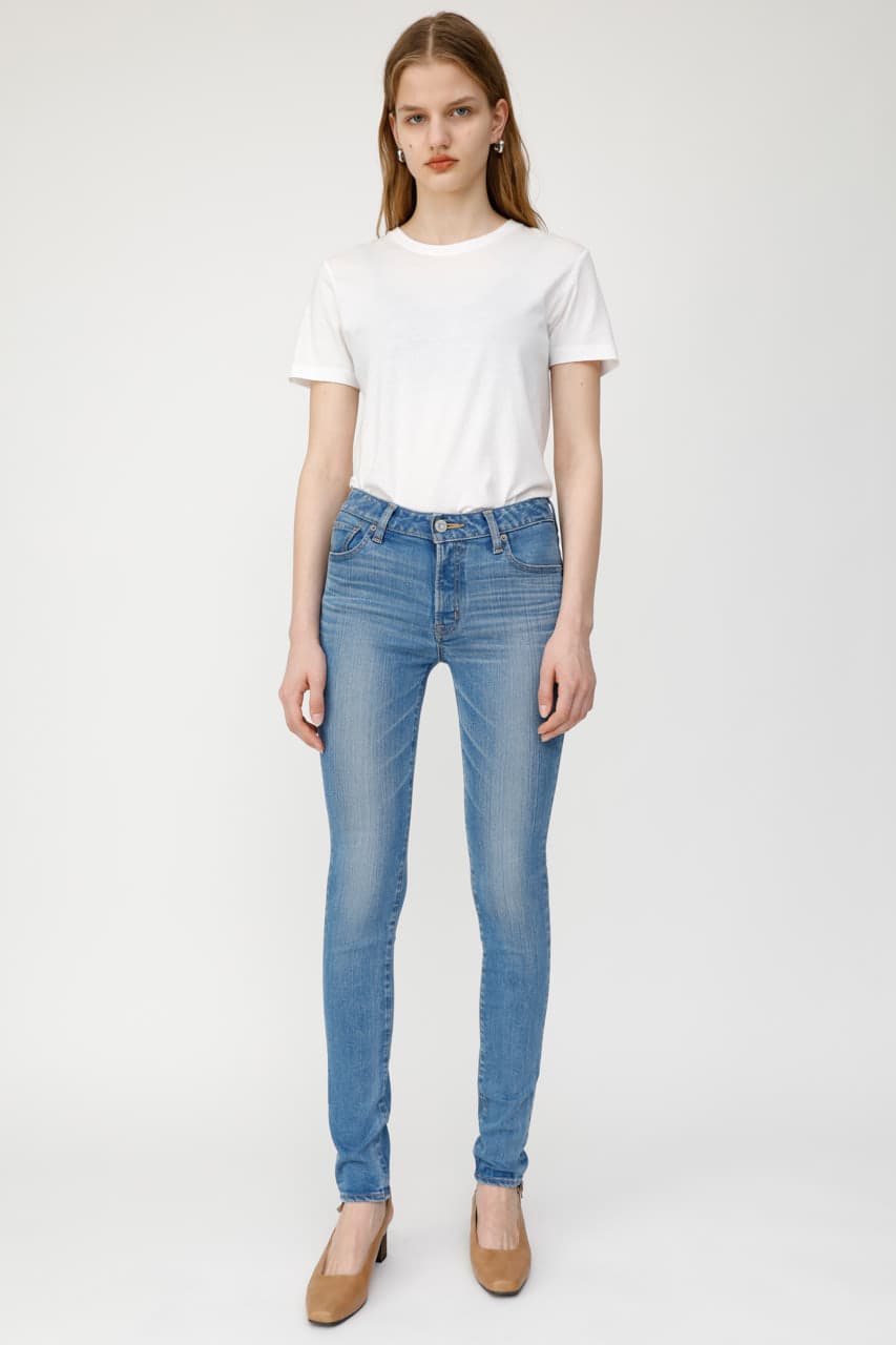 【MOUSSY（マウジー）】Rebirth L／B embroidery SKINNY