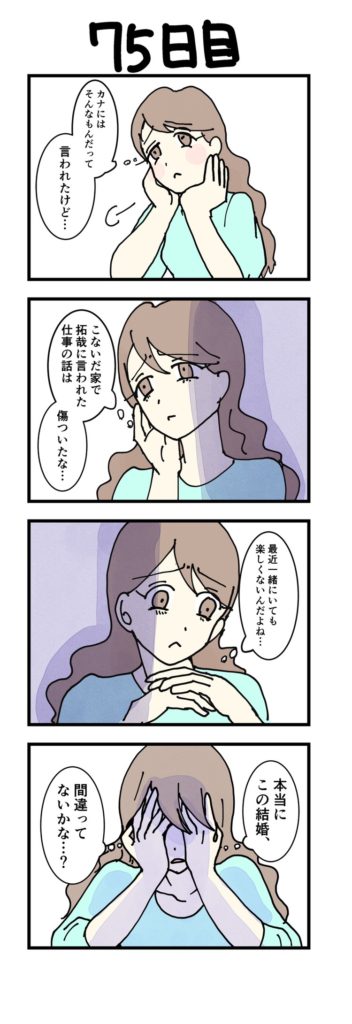 女性版漫画75日目