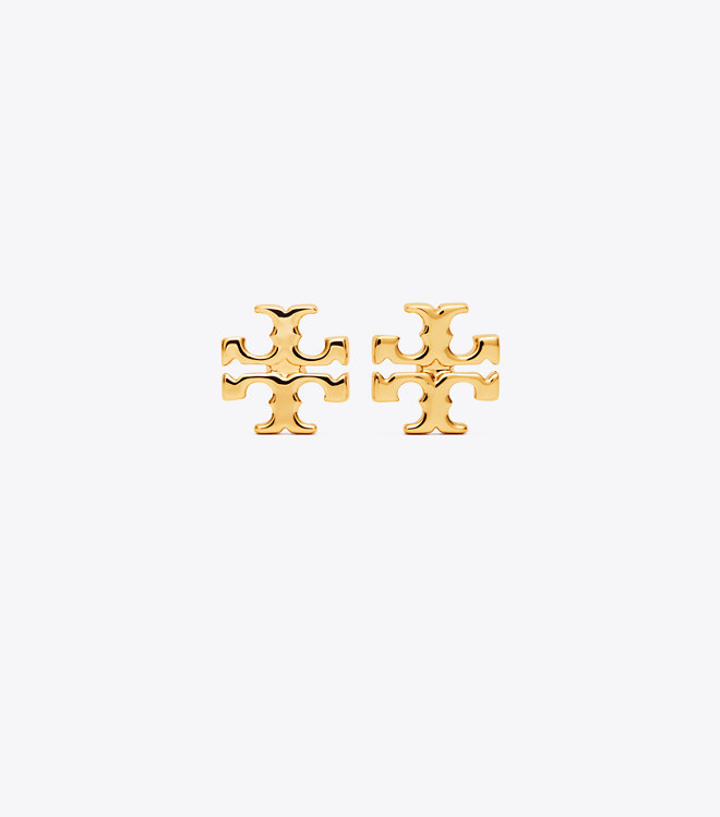 TORYBURCH/LOGO STUD EARRING