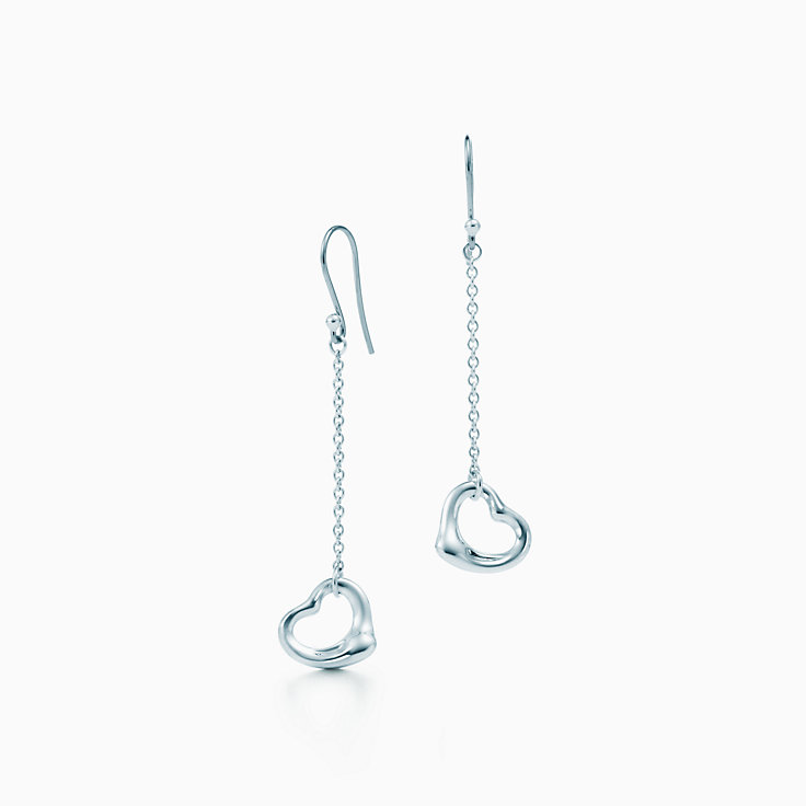 TIFFANY&Co./エルサ・ペレッティ™ オープン ハート ドロップ ピアス