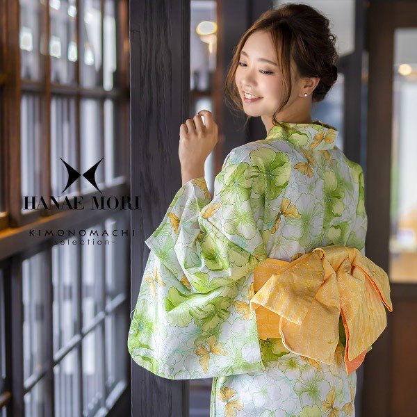 HANAE MORI グリーンフラワー