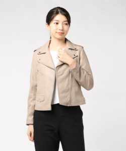 【allureville】レザーライダース
