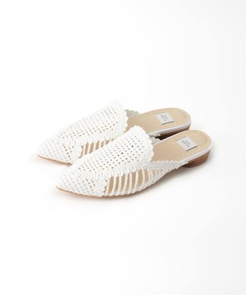 【MIO NOTIS】（ミオ　ノティス）2cmメッシュミュールサンダル