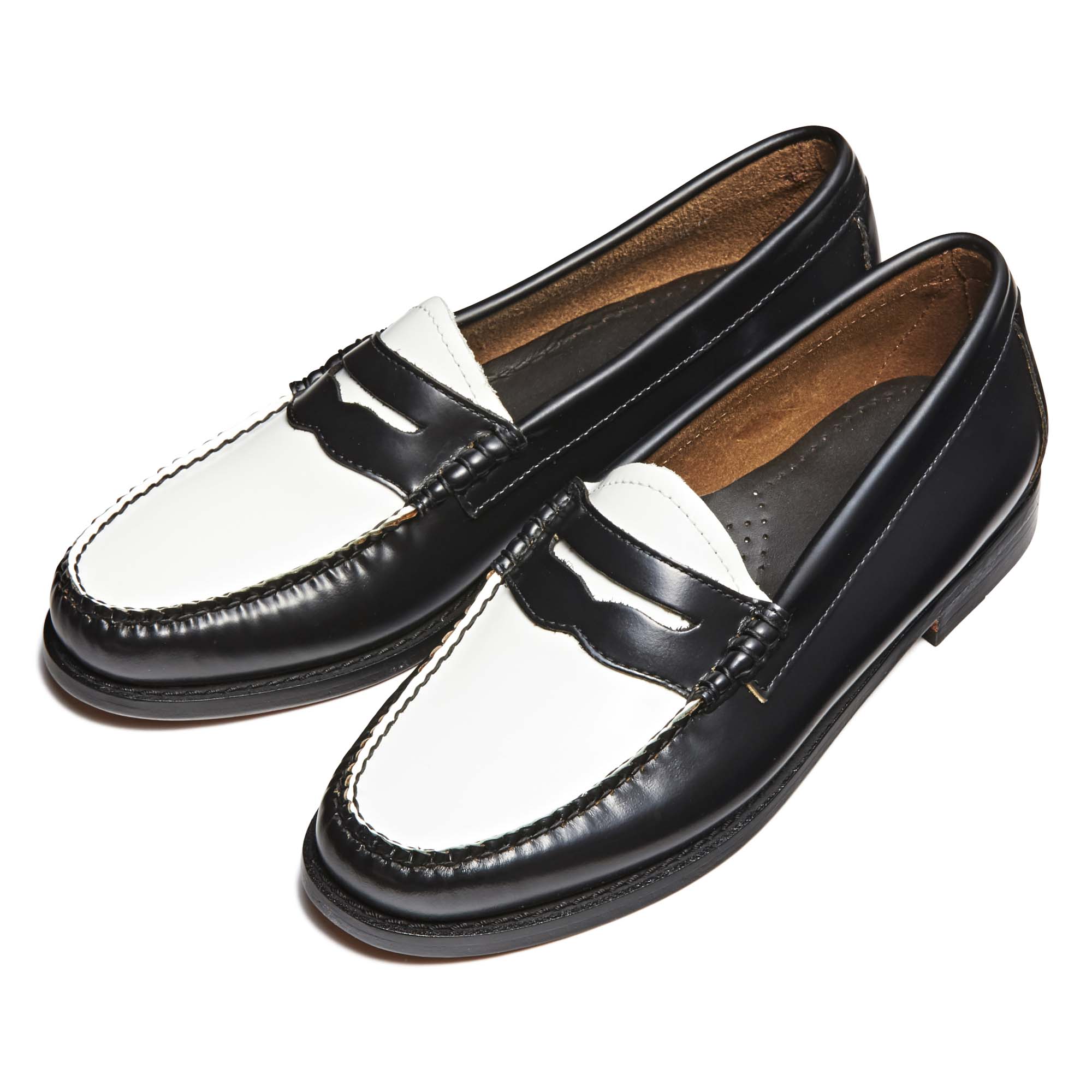 G.H.BASS（41010 BLACK & WHITE