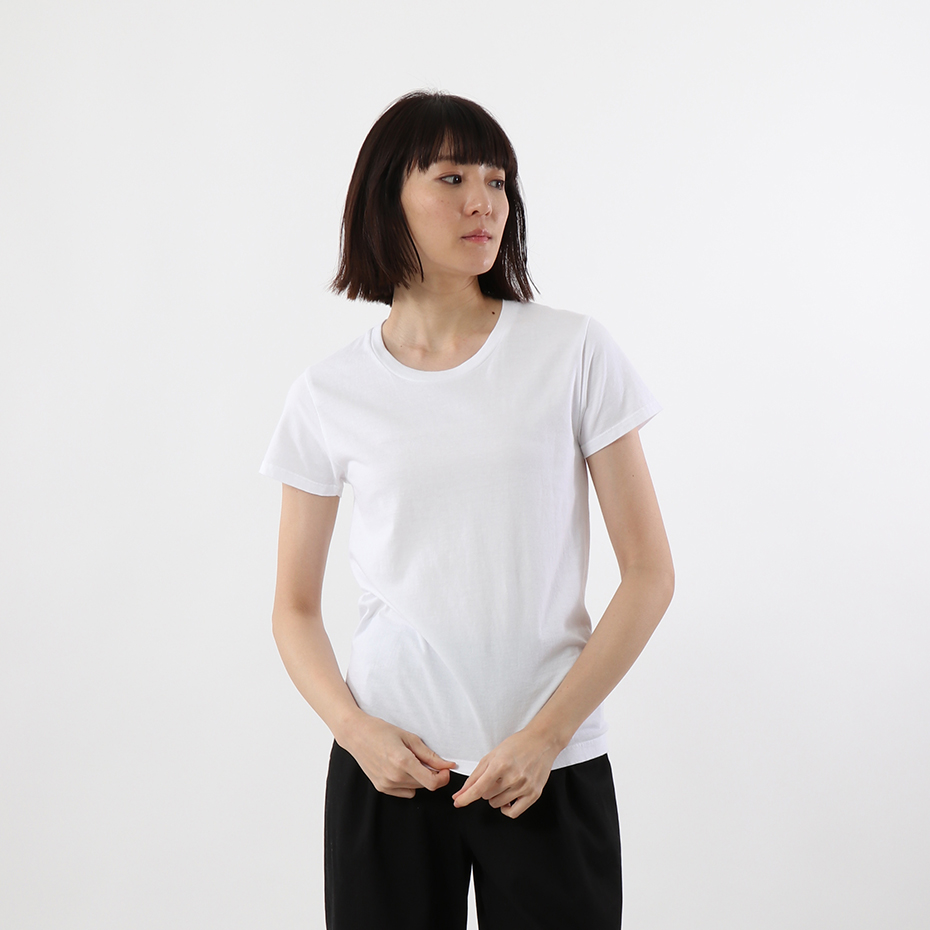 Hanes　ウィメンズ ジャパンフィット【2枚組】クルーネックTシャツ
