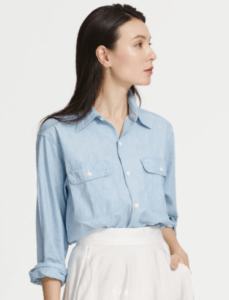 MADISONBLUE　HAMPTON CHAMBRAY SHIRT（VW）