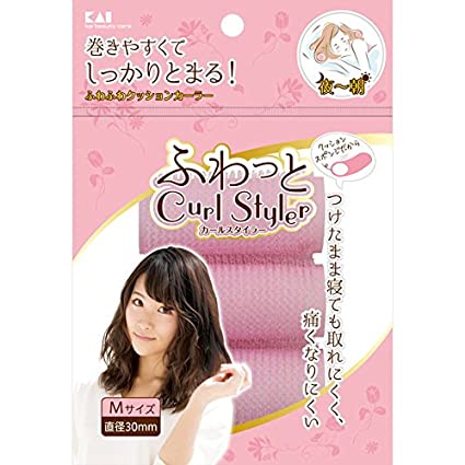 貝印のしっかり留まるヘアクッションカーラー