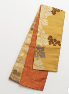 KIMONO MODERN リバーシブル半幅帯-葡萄のなる木