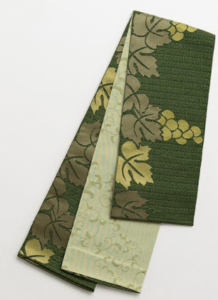 KIMONO MODERN リバーシブル半幅帯-葡萄のなる木