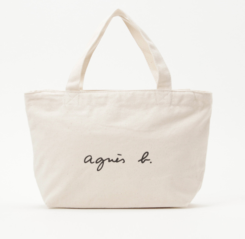 agnes.b(アニエス・ベー) GO03-02 ロゴトートバッグ