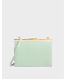 【CHARLES & KEITH（チャールズ＆キース）】スクエアクラッチ