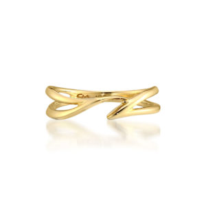 STAR JEWELRY/K10 ピンキーリング WAVE PINKIE RING