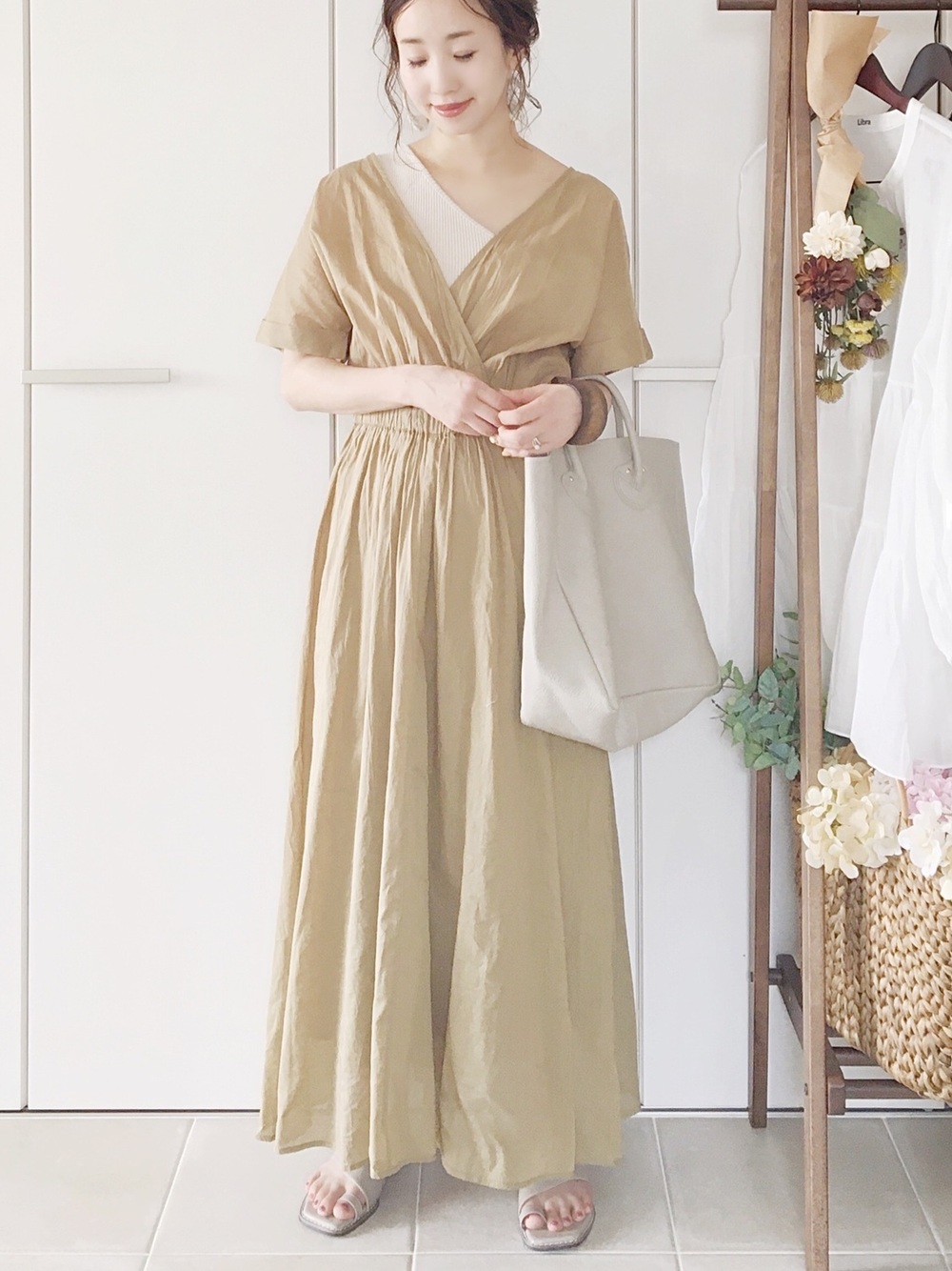 KBF  2WAYカシュクールワンピース