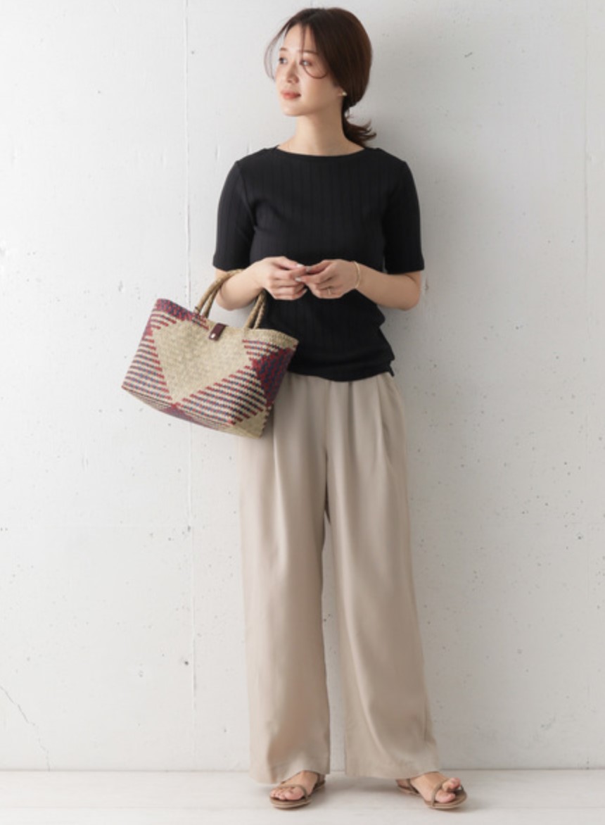 URBAN RESEARCH DOORS 針抜き半袖カットソー