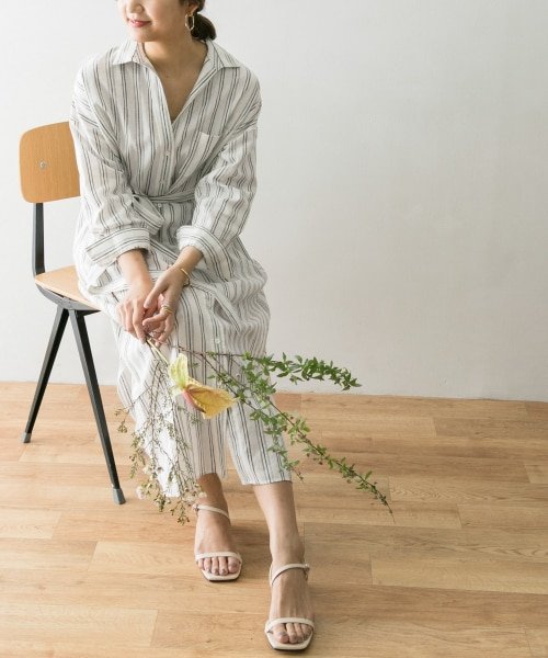 URBAN RESEARCH 高機能リネンシャツワンピース