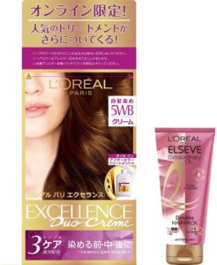 ７：ロレアルパリ『エクセランス N クリームタイプ(ダブルヘアパックミニセット) 白髪染め』