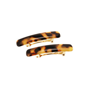France Luxe/ミニ レクタングル バレッタ（トーキョー）２個セット