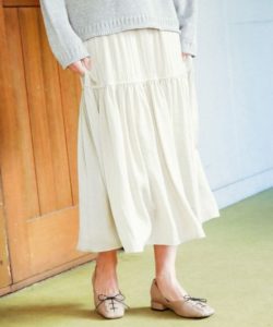 プリーツと合わせる
