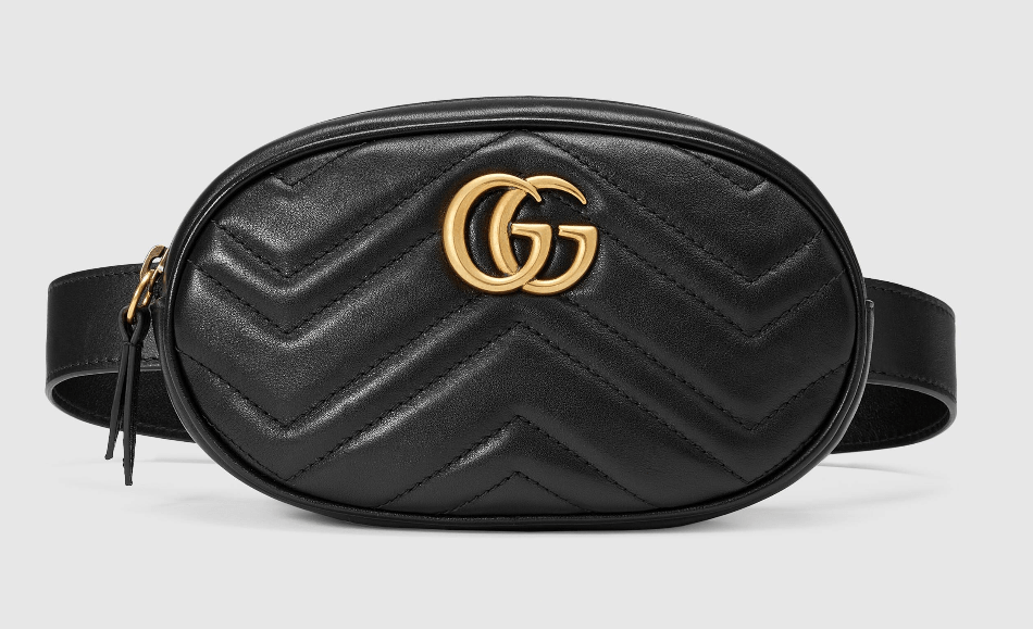GUCCI キルティングレザー ベルトバッグ