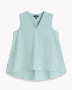 Theory Eco Crunch Wash V Neck Flaire PO