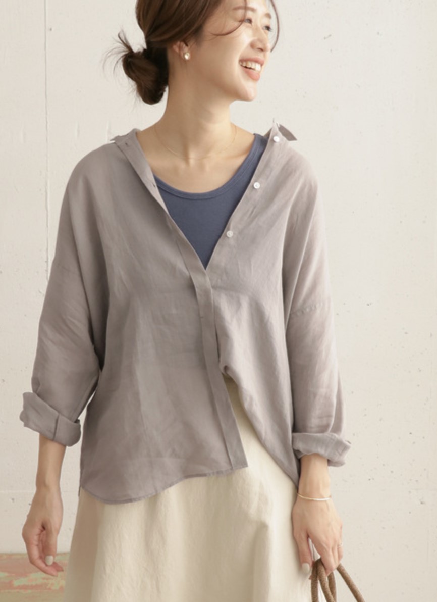 URBAN RESEARCH DOORSラミーワイドシャツ