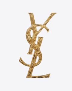 YVES SAINT LAURENT オピウム YSL クロコダイル ブローチ