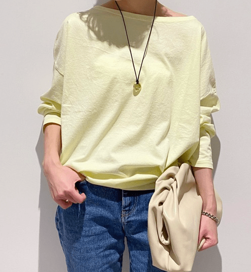 Plage（プラージュ） フェミニンロングTシャツ