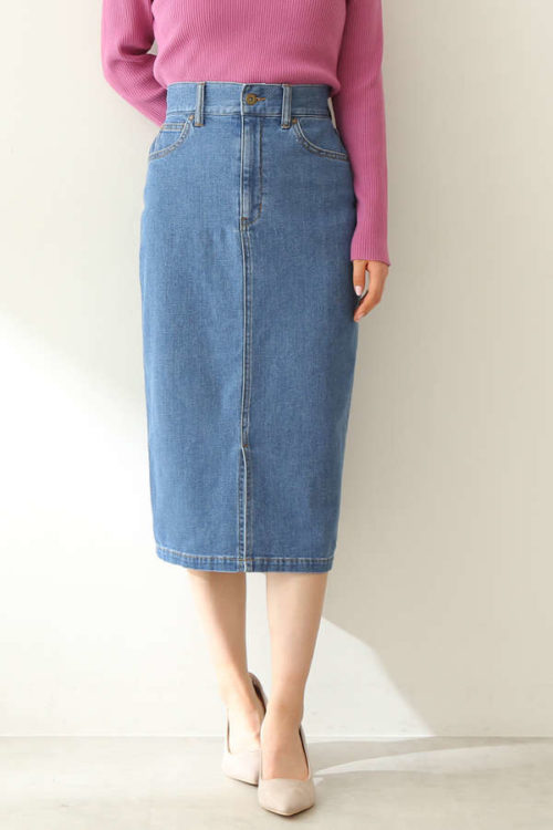 PROPORTION BODY DRESSING デニムタイトスカート