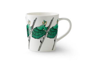 Design House Stockholm(デザインハウスストックホルム)/Elsa Beskow Collection Mug with handle Aunt Green