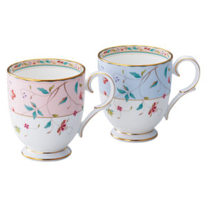 Noritake(ノリタケ)/HANASARASA花更紗 マグカップペアセット（色変り）