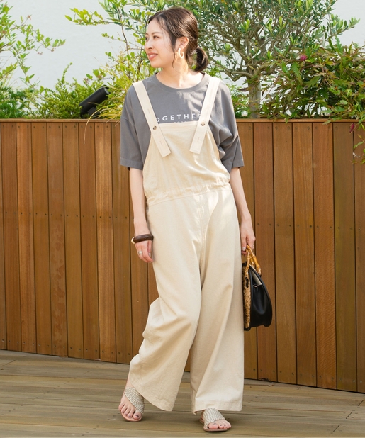 CIAOPANIC TYPY/リネンレーヨン2WAYオーバーオール