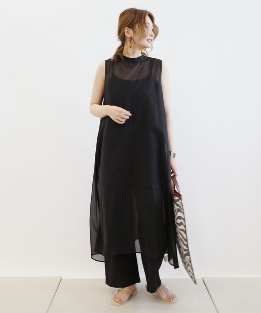 DouDou/シアーチュニック+サロペットSET