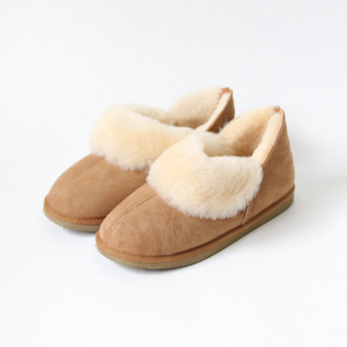 SHEPHERD ムートンアンクルブーツ　チェスナット