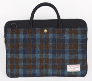 Sweech　Slim Briefcase　Harris Tweed