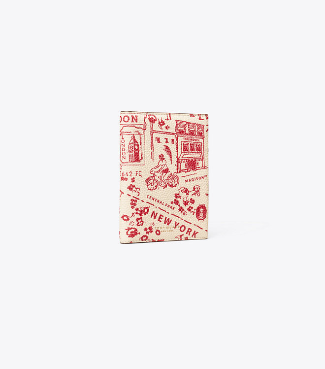 TORY BURCH/PERRY PRINTED PASSPORT CASE