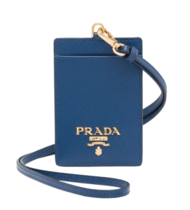PRADA サフィアーノレザー バッジホルダー
