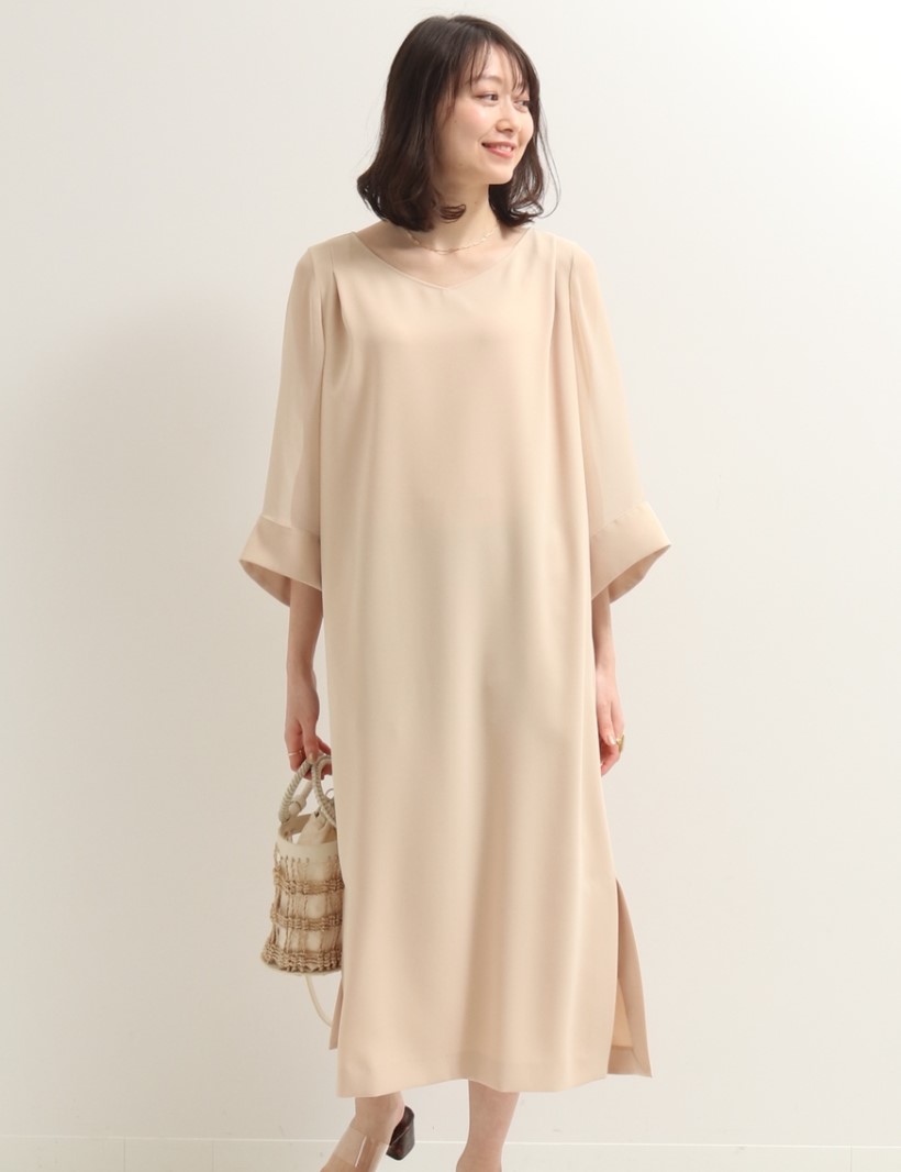 NOBLE Vアキタックニュアンスワンピース