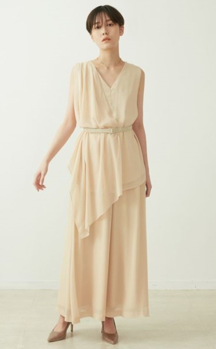 LAGUNAMOON LADYエアリーセットアップパンツドレス