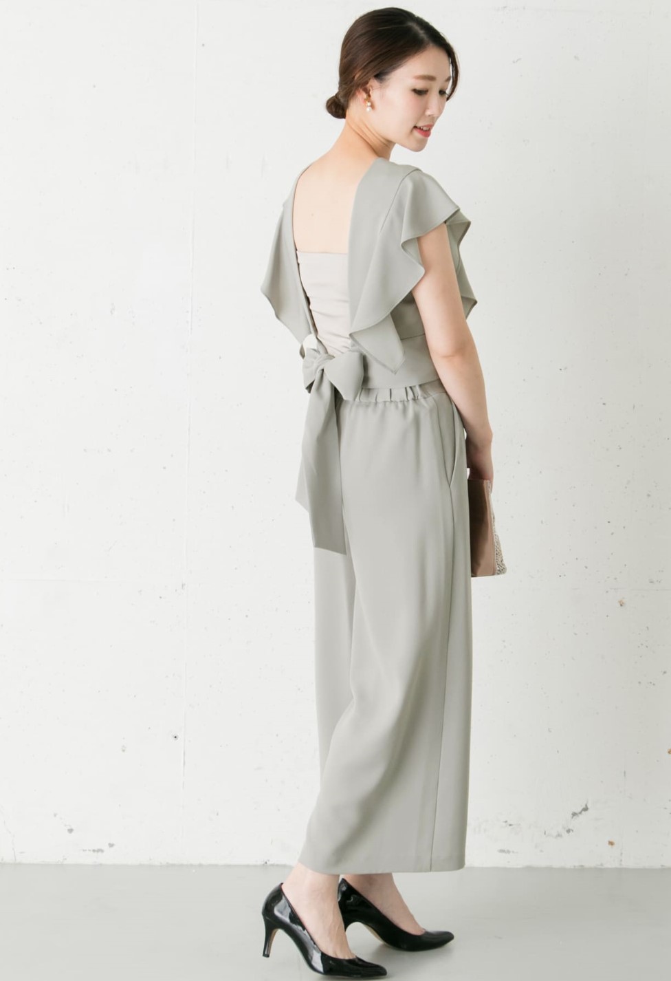 URBAN RESEARCH ROSSO バックリボンセットアップ