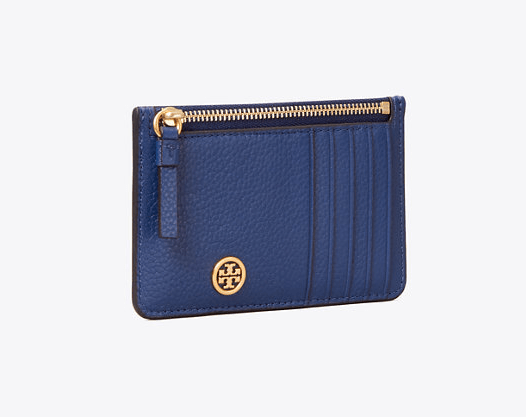 TORY BURCH　WALKER TOP-ZIP CARD CASE