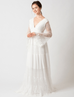 TIG Wedding Dress/アリシア ボタニカル長袖ドレス（レンタル）