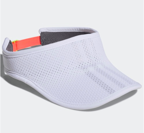 adidas ウィメンズ シルバーロゴバイザー