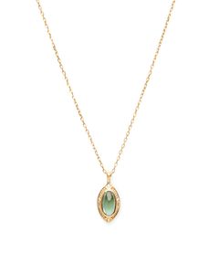 agate/K10ネックレス