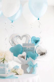 Tiffanyブルー＆lovelyピンクバルーン