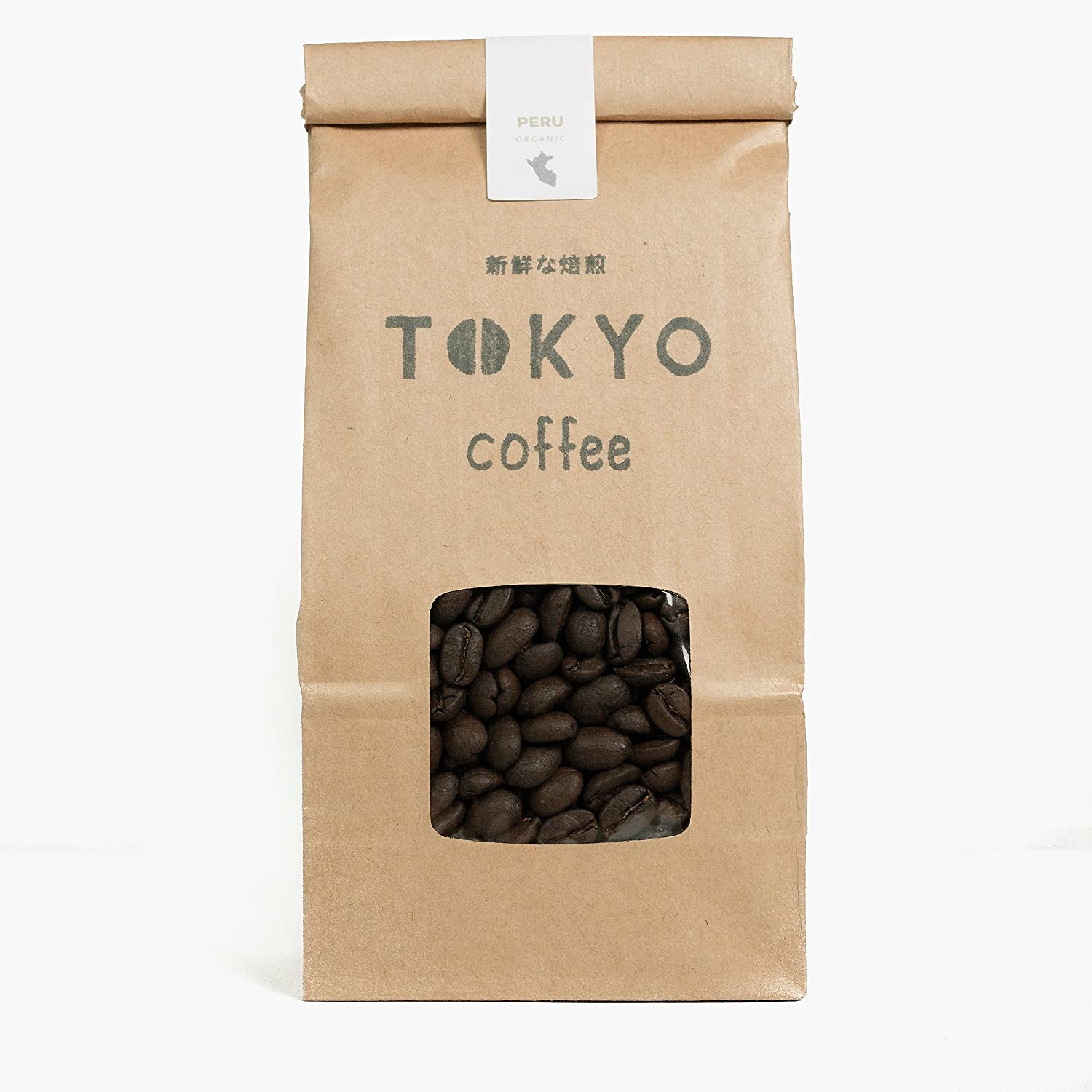 無農薬 コーヒー豆 まろやかな中深煎り 自家焙煎 ペルー 産 TOKYO COFFEE (中挽き 200g)
