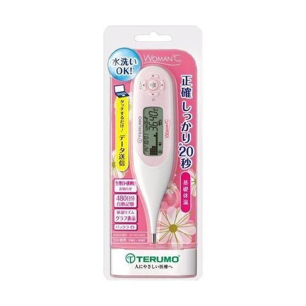 テルモ　WOMAN℃ 女性体温計W525DZ（データ送信機能付き）
