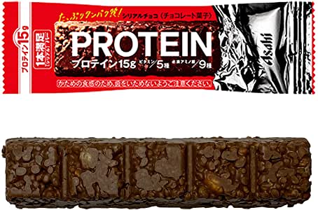 アサヒグループ食品 1本満足バープロテインチョコ 1本×9本