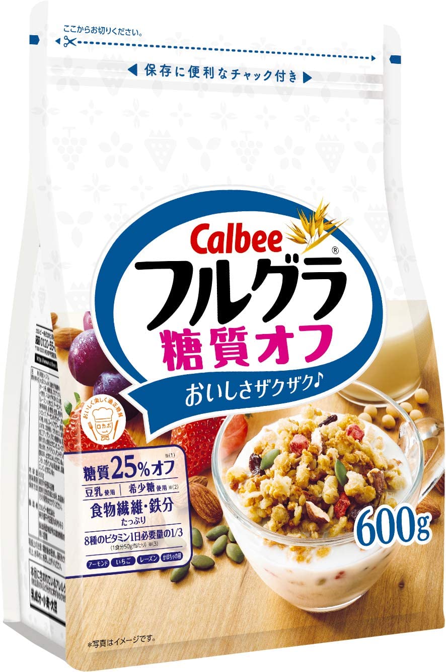 カルビー フルグラ 糖質オフ 600g